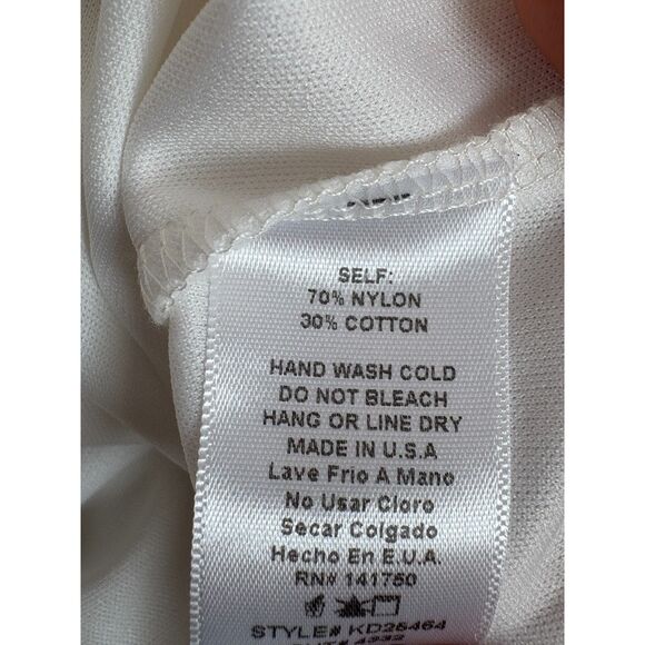 Orange Creek White Boho Lace Midi Dress Size S Embroidered Prairie Cottage - Picture 8 of 10